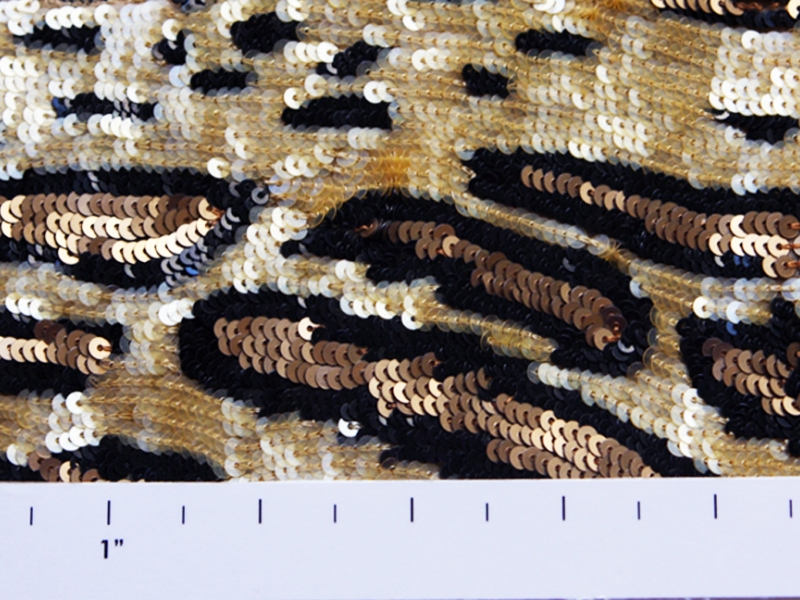 Sequins on Silk Chiffon1