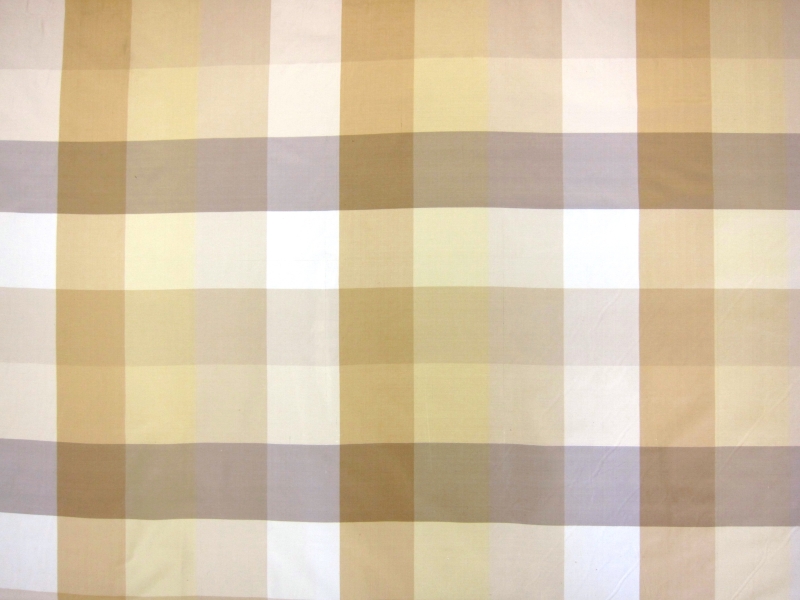 Silk Taffeta Check0