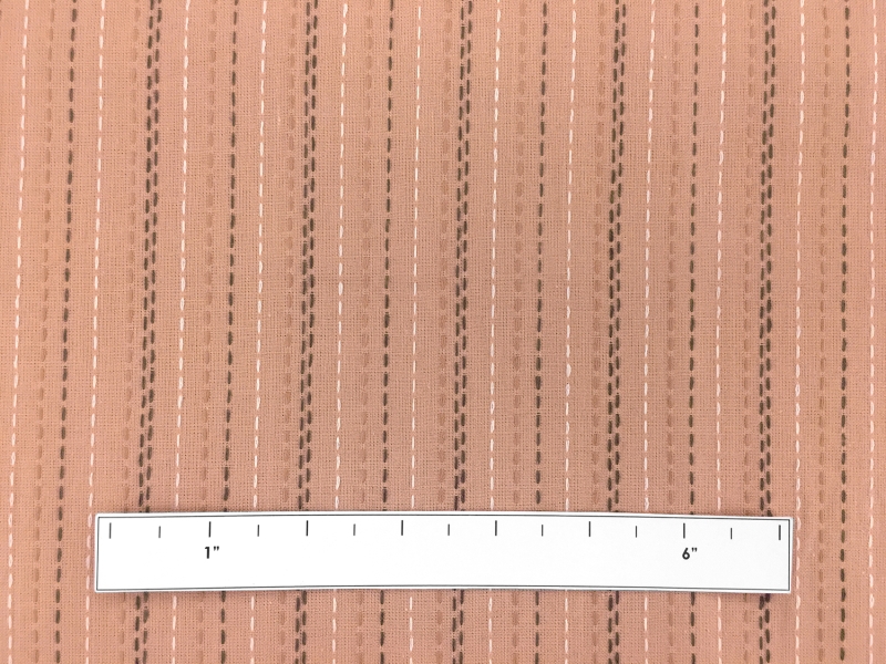 Cotton Woven Novelty With Stitched Stripes1