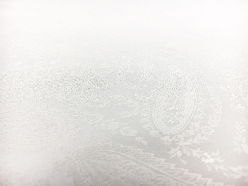Silk Jacquard with Small Paisley Pattern1