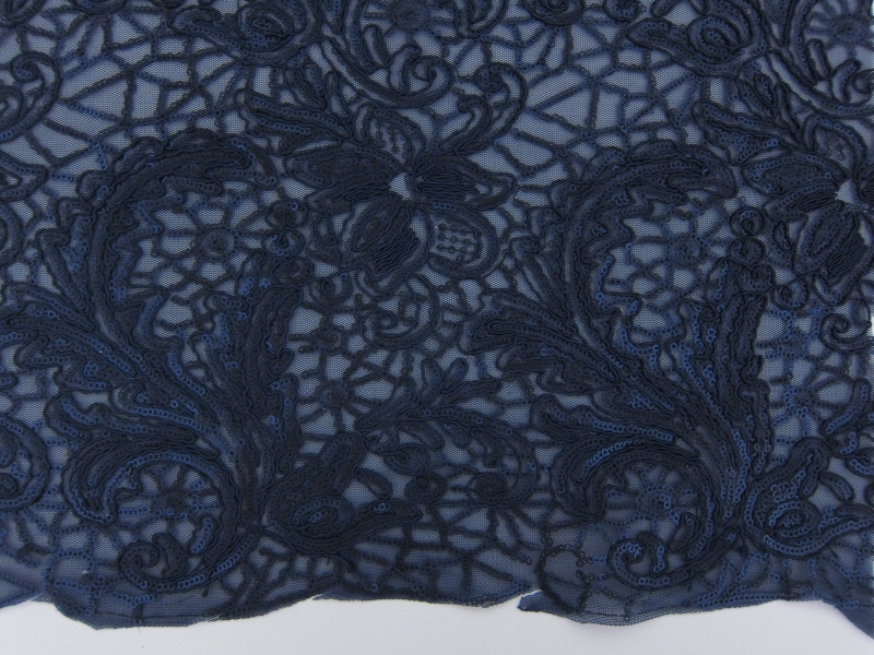 Tulle with Sequins and Cording0