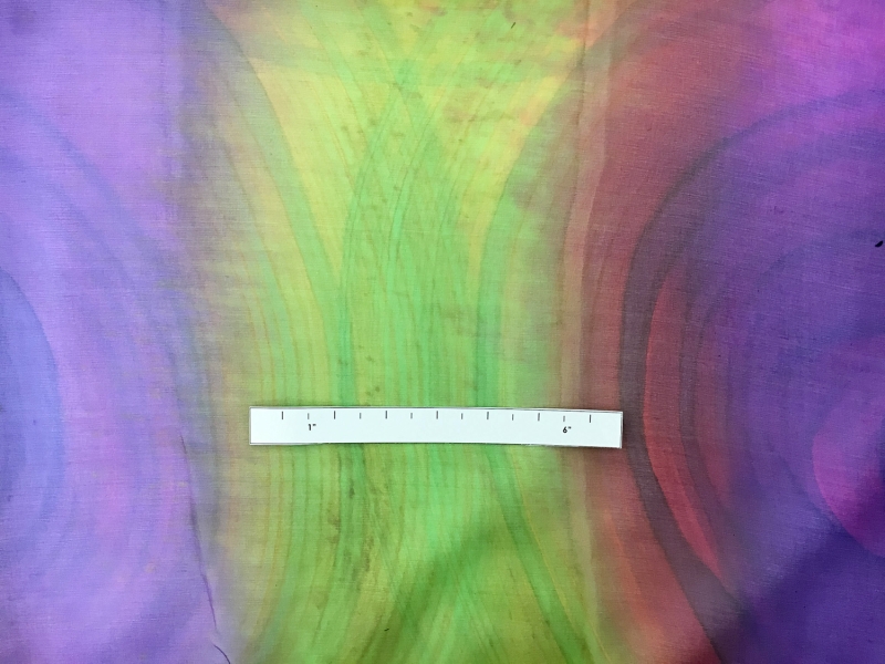 Hand Painted Silk Chiffon1