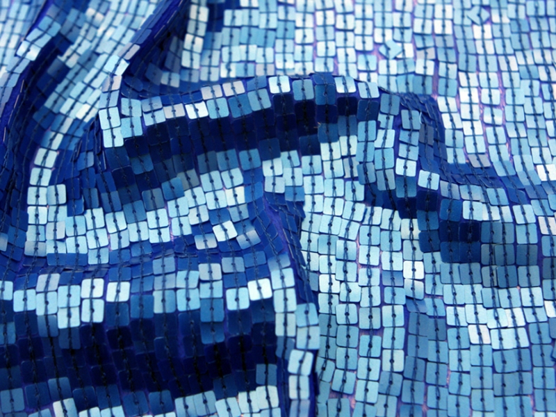 Sequins on Silk Chiffon3