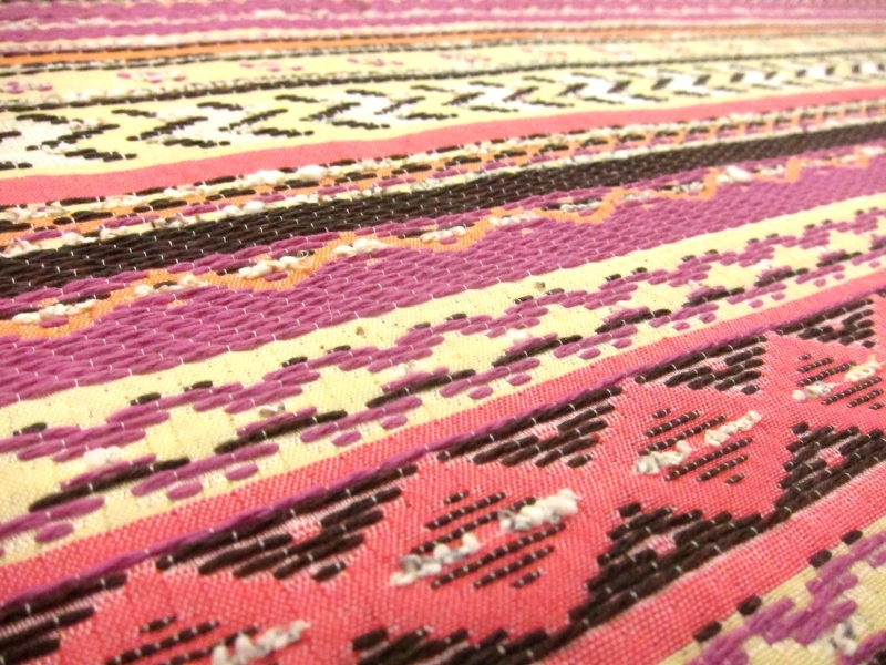 Poly Cotton Blend Ikat Brocade2