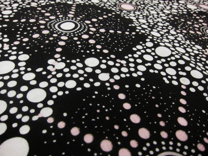 Australian Cotton Print With Aboriginal Motif2