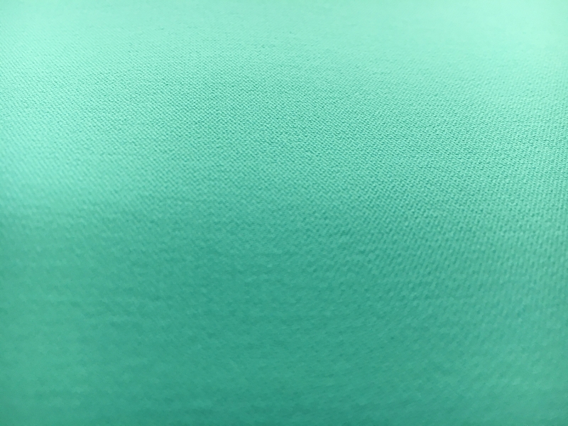 Polyester and Spandex Stretch Crepe in Aquamarine1