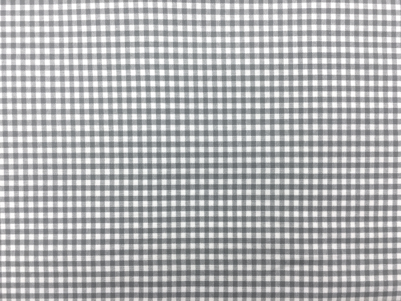 Carolina Cotton Gingham in Silver0