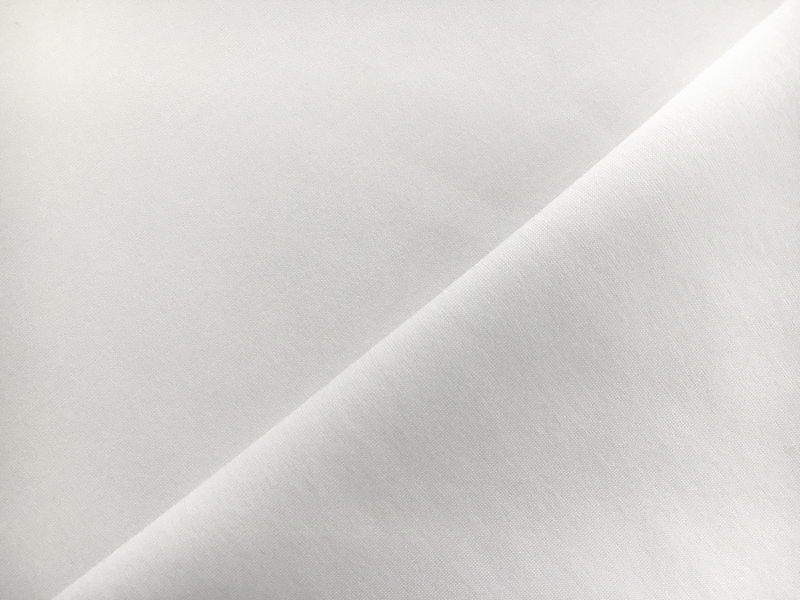 Viscose Nylon Spandex Ponte Knit in White2