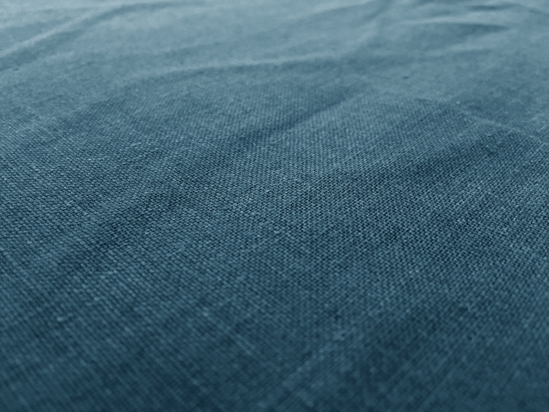 Belgian Sanforized Linen in Teal0