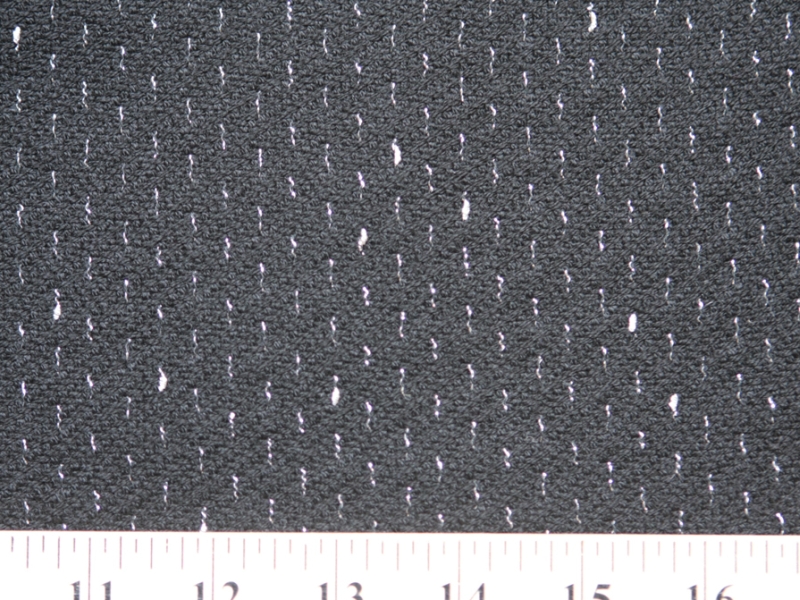 Wool Metallic Tweed0