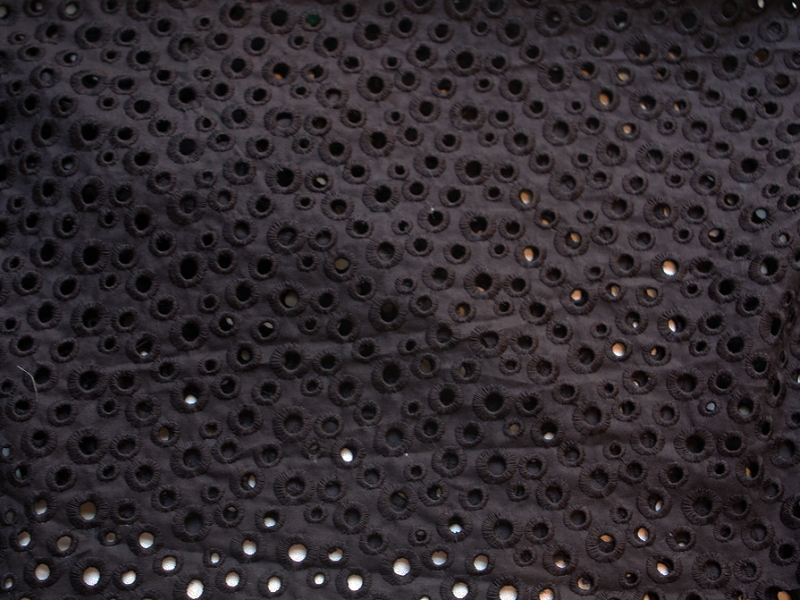 Cotton Eyelet in Black2