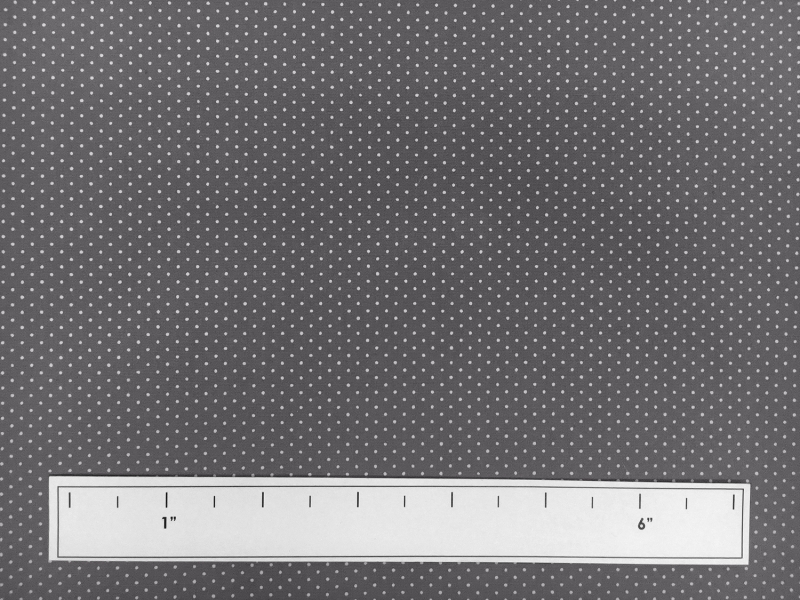 Cotton Broadcloth Petite Dot Print in Grey1