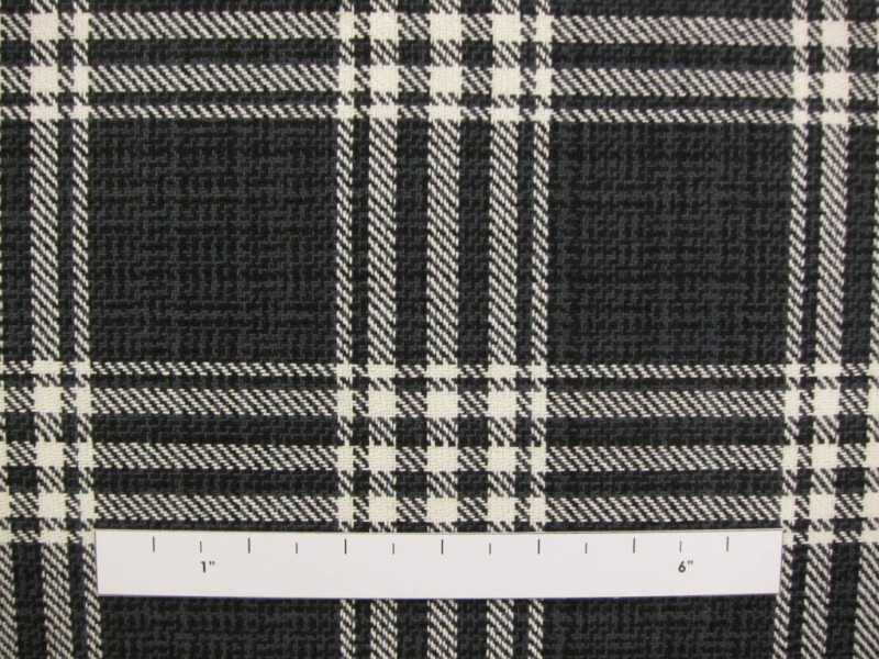Cotton Upholstery Plaid Print 1