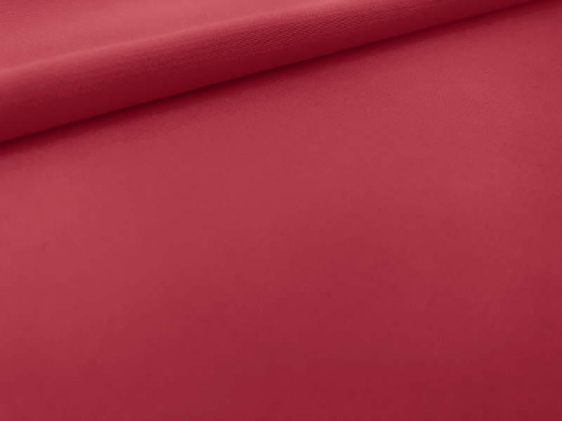 Polyester Powder Crepe De Chine in French Raspberry0