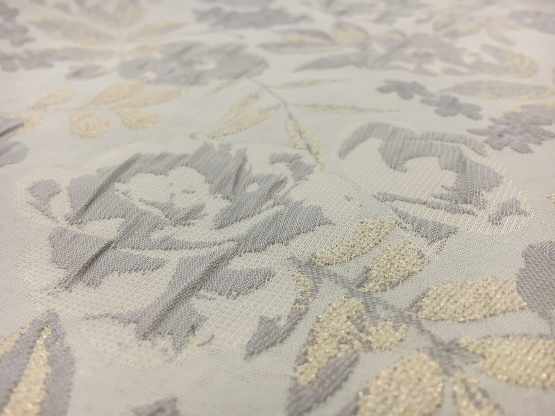 Metallic Brocade with Florals 2