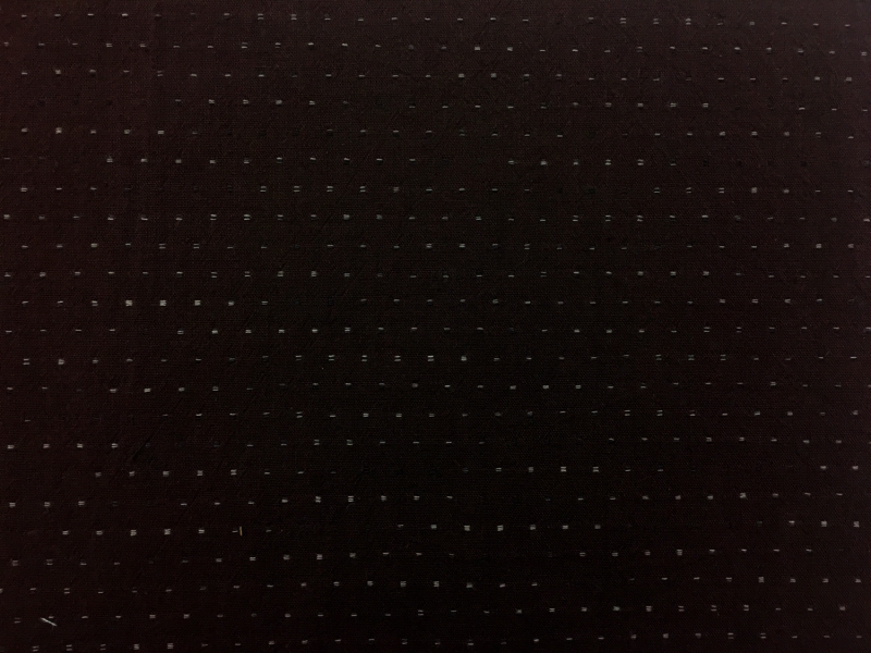 Japanese Cotton Woven Dots Novelty in Brown0