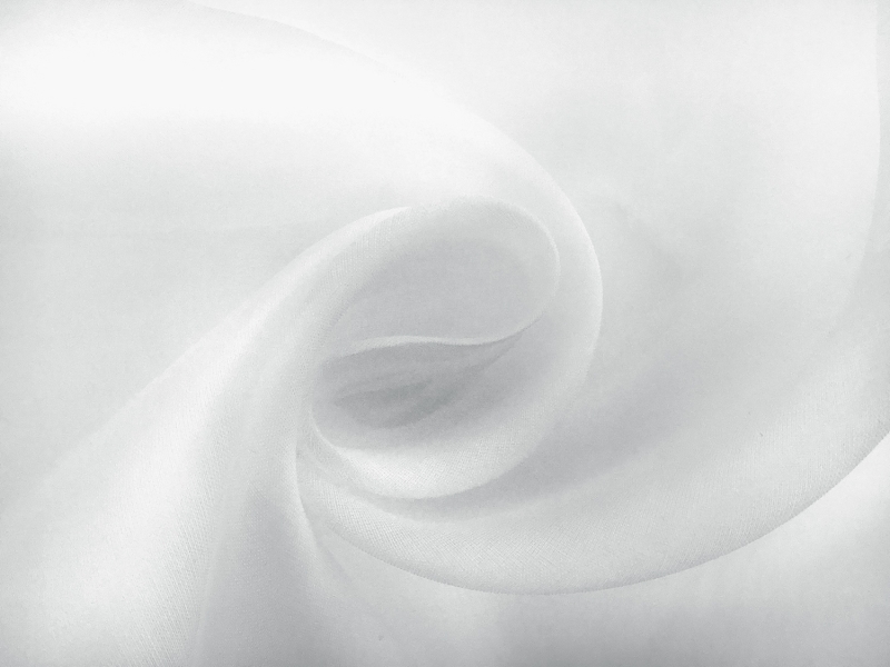 Swiss Cotton Organdy in White0