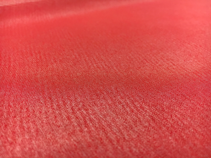 Microfiber Silver Metallic Chiffon in Ruby1