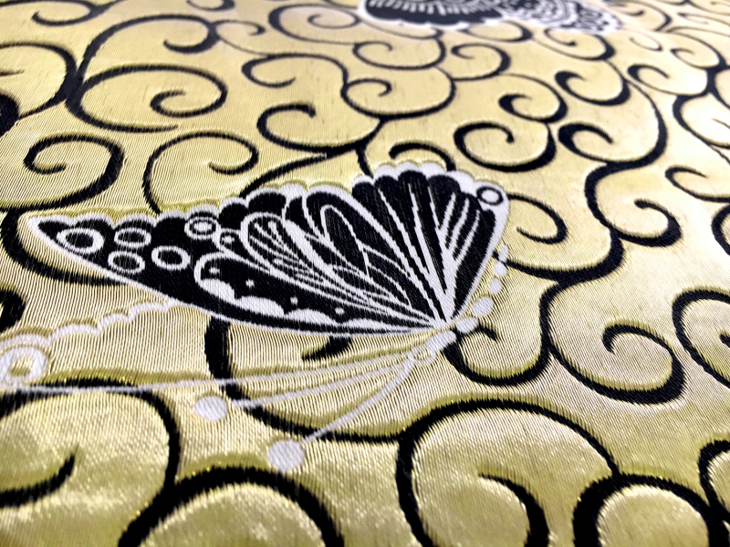 Metallic Brocade with Butterflies2