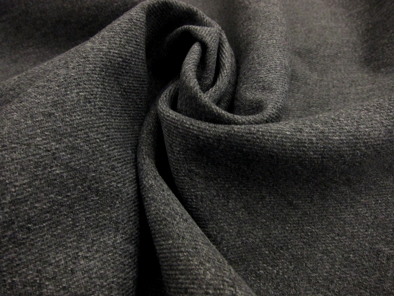 Polyester Gabardine Upholstery in Smoke1