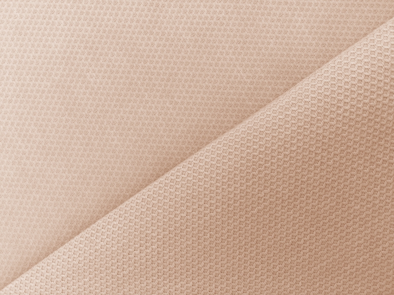 Italian Cotton Lycra Pique in Nude Pink1