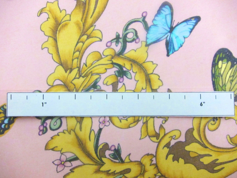 Silk  Chiffon in Butterfly Print1