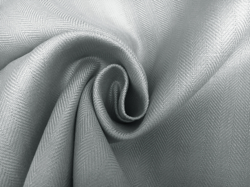Upholstery Linen Herringbone in Water1