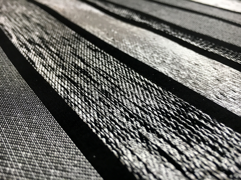 Metallic Geometric Jacquard Brocade in Silver2