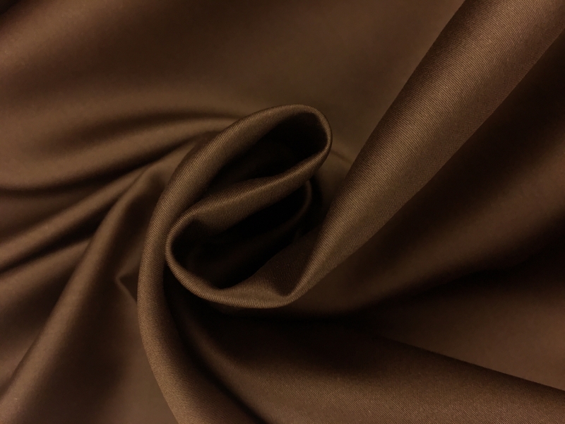 Egyptian Cotton Sateen in Chocolate Brown1