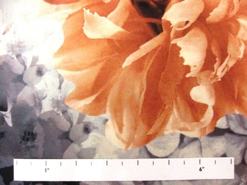 Silk Blend Printed Zibeline1