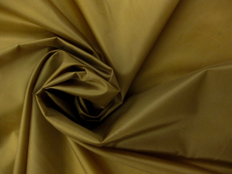 Japanese Nylon Ciré Rainwear In Mustard0