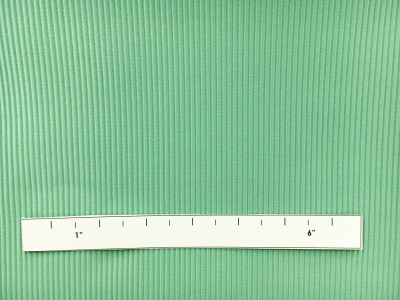 Italian Cotton and Acetate Ottoman in Turquoise1