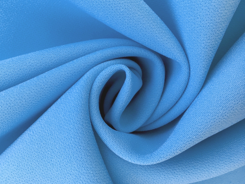 Polyester Stretch Crepe in Periwinkle0