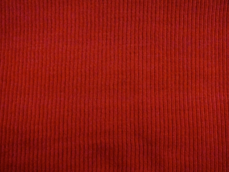 Virgin Wool Rib Knit0