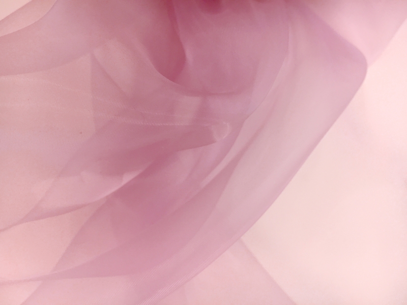 Japanese Polyester Extra Fine Organza in Thistle0