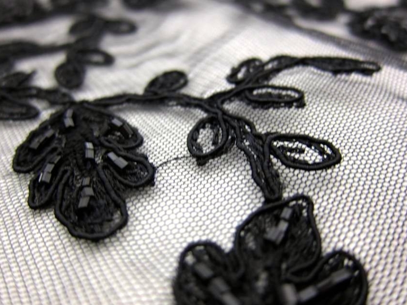 Hand Beaded Embroidered Illusion2