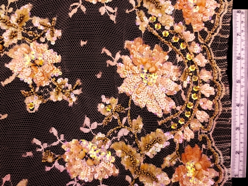 Beaded Chantilly Lace0