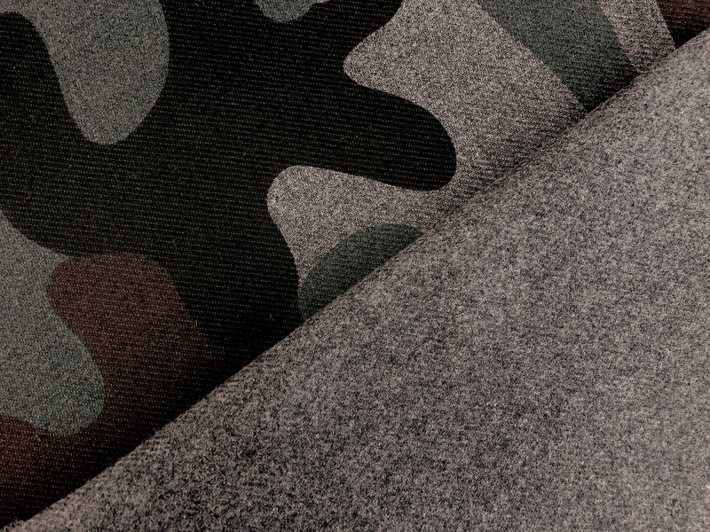 Camouflage Cotton Silk Twill Print1