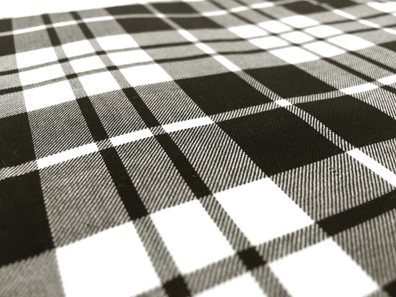 Japanese Cotton Rayon Tencel Twill Plaid2