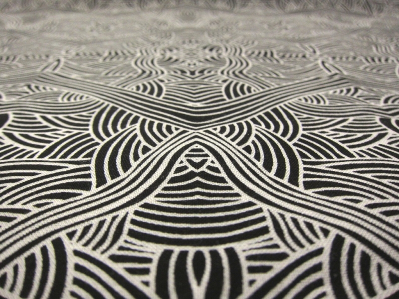 Australian Cotton Print With Aboriginal Motif2