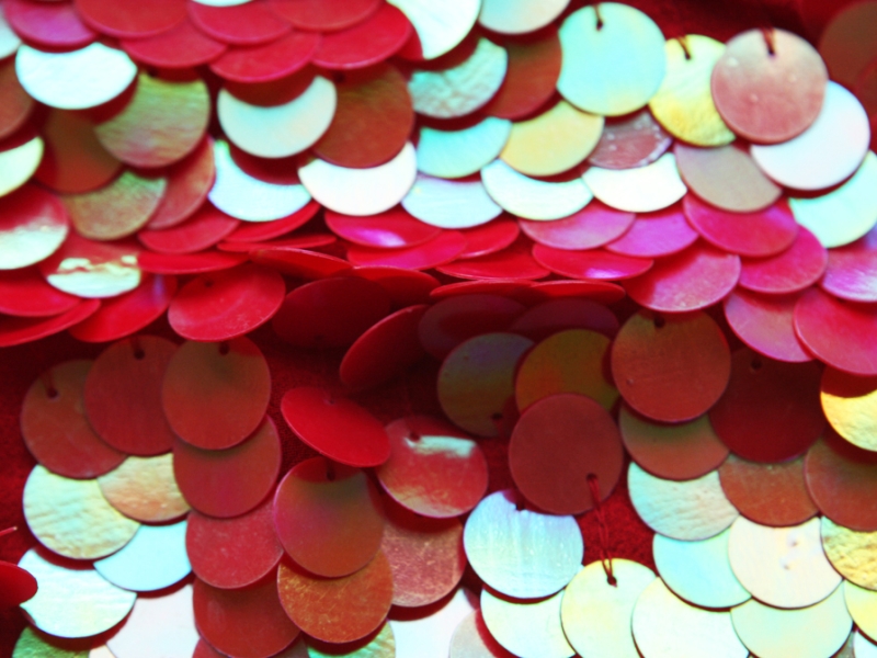 Novelty Pailettes on Silk Chiffon3