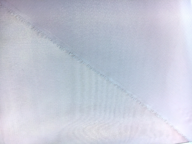 Microfiber Gold Metallic Chiffon in Light Lilac1