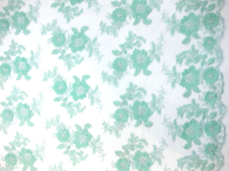 Beaded Embroidered Illusion0