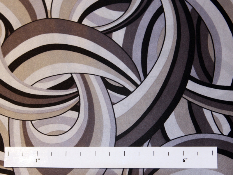 Printed Silk Charmeuse0