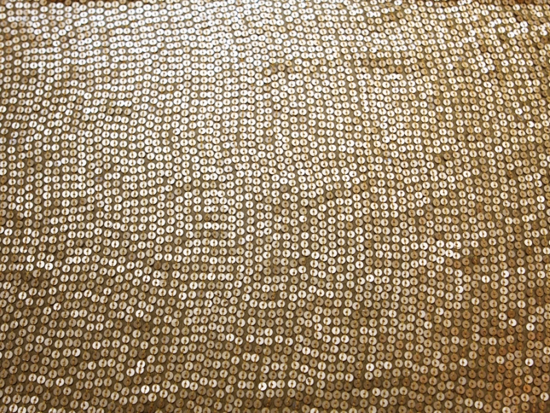 Sequins on Silk Chiffon0