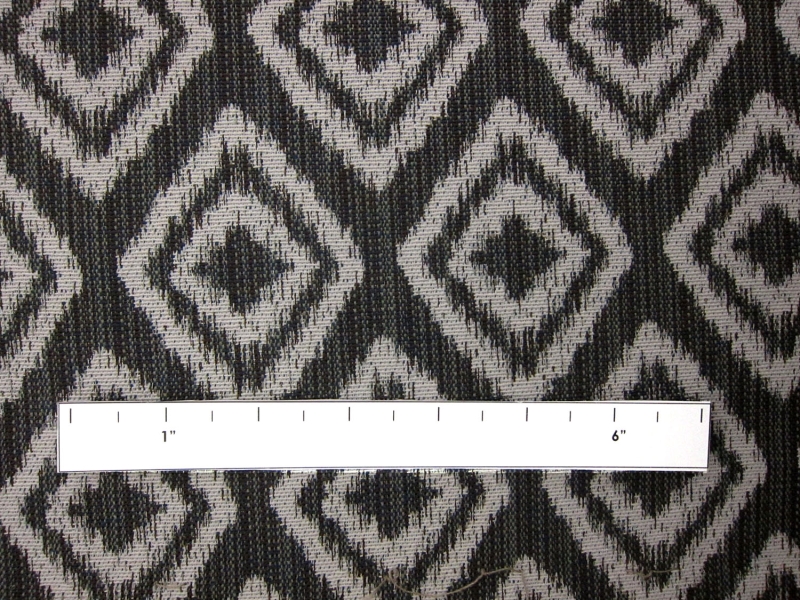 Cotton Blend Upholstery Geometric Ikat Print1
