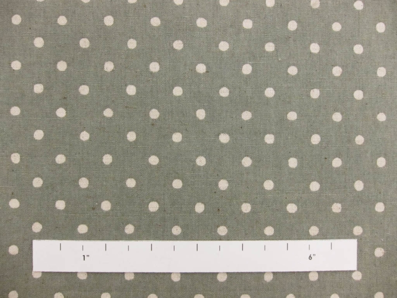 Japanese Cotton Linen Polka Dot Print1