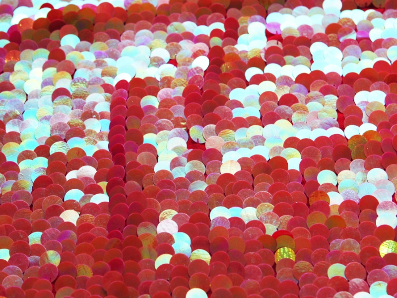 Novelty Pailettes on Silk Chiffon0