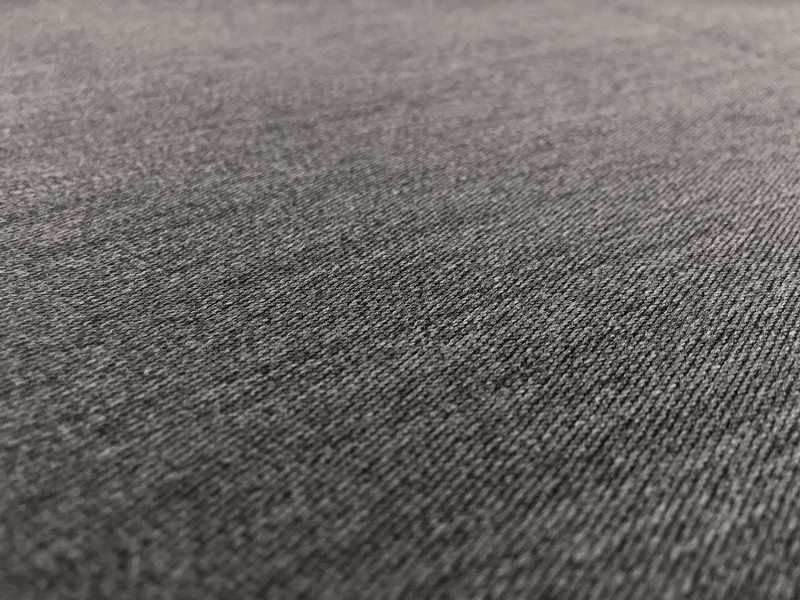 Italian Wool Twill Suiting in Heather Grey0
