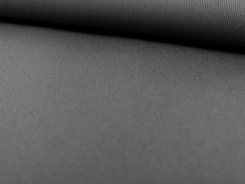 Cotton Chino Twill in Charcoal 0